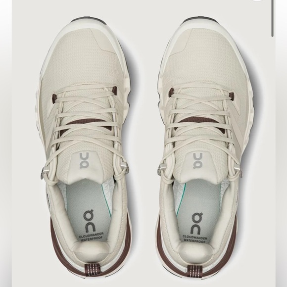 ON Cloudwander Waterproof  women size 9.5 
COLOR: SAND | IVORY $ 170 - Picture 4 of 16